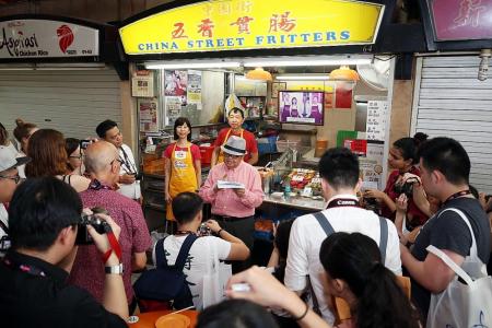 Hawkers lauded by STB and City Gas amid uncertain future