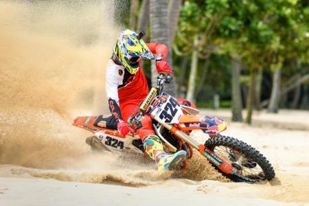Sun, sand and see dirt fly: Motocross comes to Sentosa