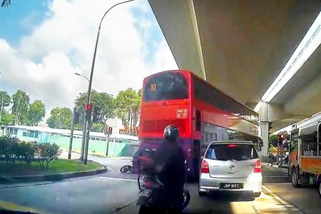  Bus driver suspended after ramming bikers 