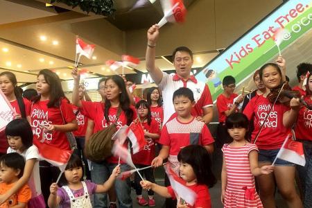 National Day sing-along in Sengkang