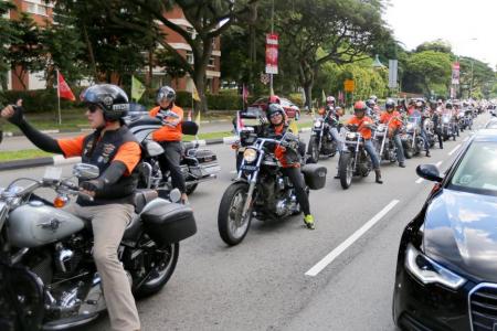 Motorbike diplomacy for Singapore and Indonesia
