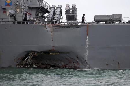 US Navy begins probe into latest collision