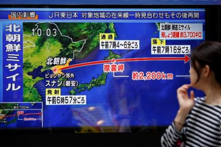 North Korea fires second missile over Japan