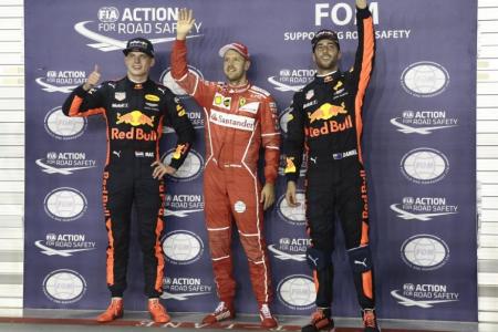 Vettel's loving it