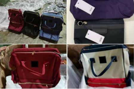 Man arrested for importing counterfeit bags for trade