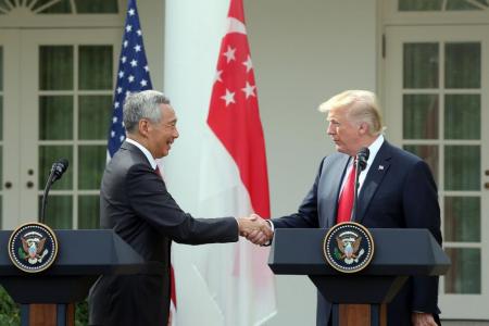 Trump: US-Singapore ties 'have never been stronger'
