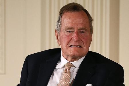 Actress accuses ex-US president George H. W. Bush of groping her