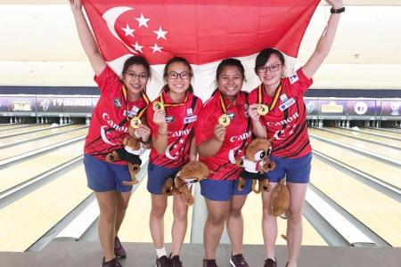 Girls win team gold at Asian Youth Tenpin Bowling Championships