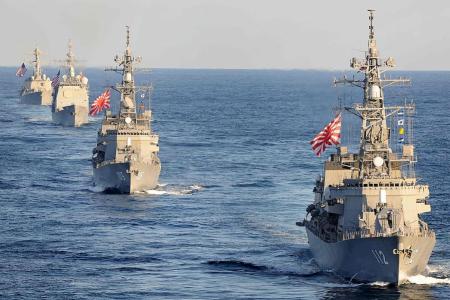 Japan, US conduct naval drill