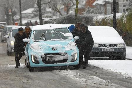 Power restored to 100,000 British homes after heavy snow