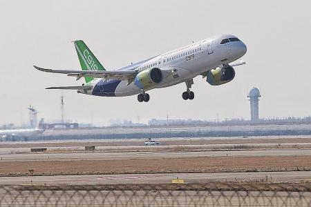 Second prototype of China-built passenger jet tested