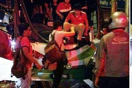 26 hurt after 4-car collision near Woodlands Checkpoint