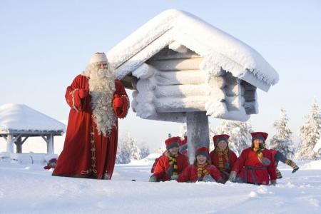 In Finnish Lapland, tourists fill Santa's sack with cash