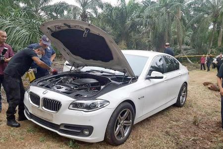 White BMW used in JB petrol station murder found