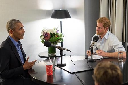 Obama warns of social media dangers  in interview with Prince Harry