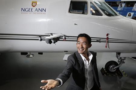 Engineering diploma helps his dream take off