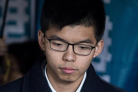 Hong Kong activist Joshua Wong jailed again over protest