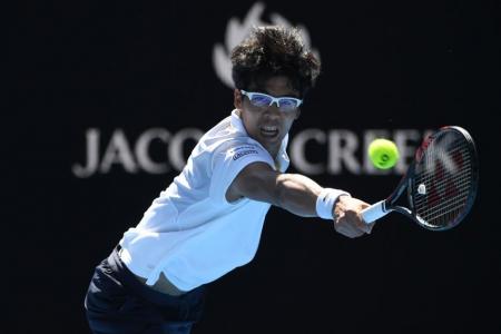 South Korea's Chung charges into Australian Open semis
