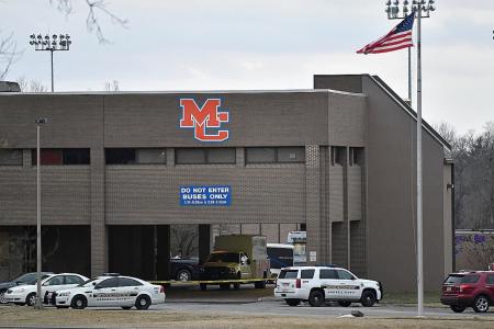 Boy, 15, opens fire with handgun in US school, kills 2