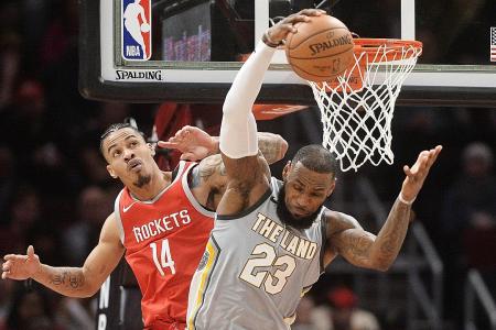 Revved-up Rockets rout cagey Cavaliers