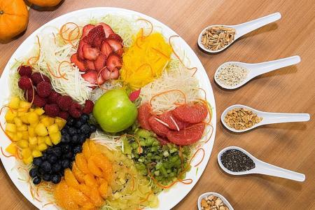 Toss out diabetes and more with fruity yusheng