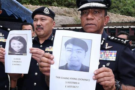Singaporean hikers still missing in Johor mountain
