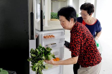 Fridges stocked with free food warm Yishun South residents’ hearts