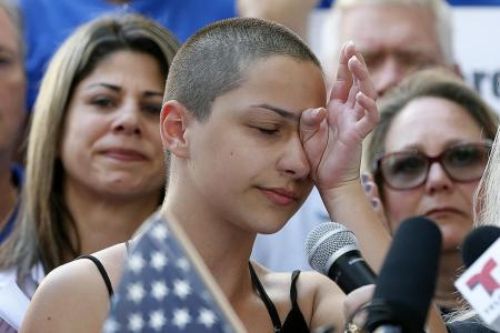 School shooting survivor at anti-gun rally tells Trump: Shame on you