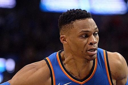 Westbrook and reserves shine as Thunder defeat Spurs