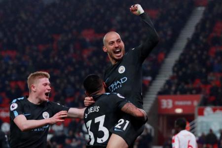 Man City two wins away from title