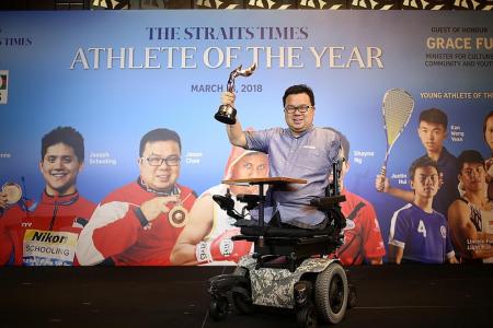 Chee and Hui are ST Athlete of the Year winners