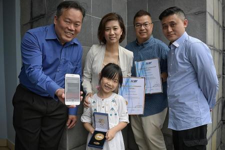 Girl, 6, among five given award for saving cardiac arrest victim