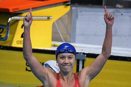 Swimmer Amanda secures Asian Games ticket despite illness