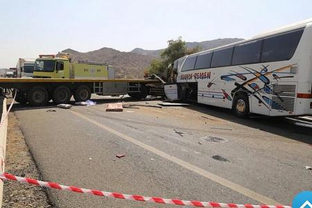 S&#039;porean pilgrim killed in Mecca bus crash, several others hurt