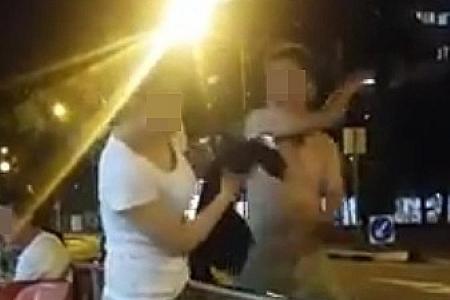 Bizarre fight between man, woman caught on video goes viral 