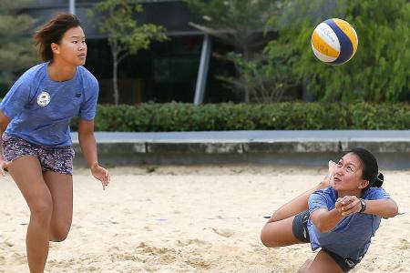 Beach volleyball trailblazers serve without fear