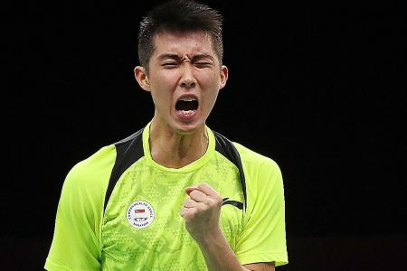 Shuttler Loh keeps his cool to beat seventh seed
