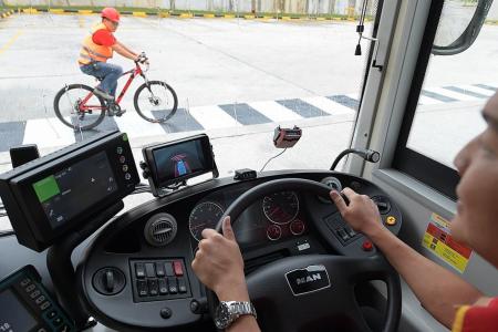 Camera sensors to help bus captains keep a look out