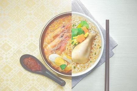 Instant happiness with instant noodles