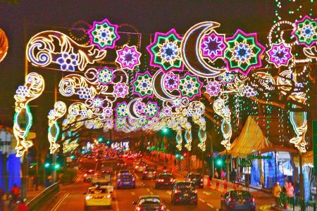 Giant 3D arch takes centrestage in Hari Raya light-up