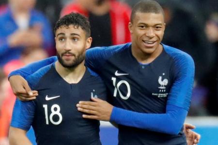 Liverpool target Fekir scores in France's 2-0 win