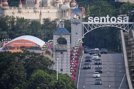 Business as usual at Sentosa during summit