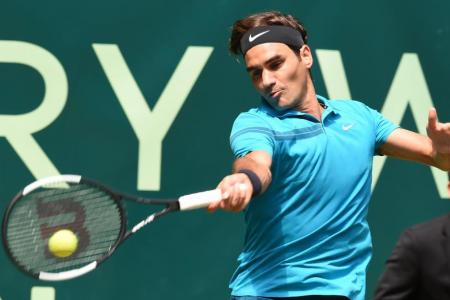 Federer beats Kudla to reach 12th Halle final