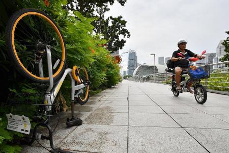 Town councils will discard abandoned oBikes