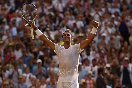 Nadal in first Wimbledon q-final since 2011