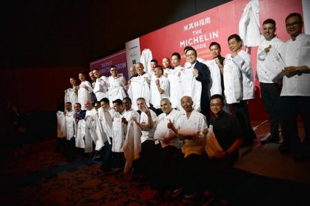 Michelin Guide Singapore 2018 launched, five new one-star restaurants