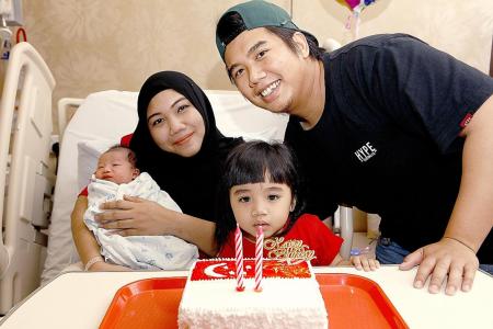 Second National Day baby for couple 
