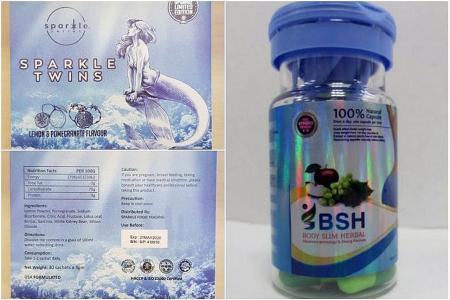 Body Slim Herbal, Sparkle Twins contain banned substance