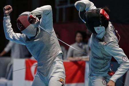 Singapore’s first fencing team medal in Asiad