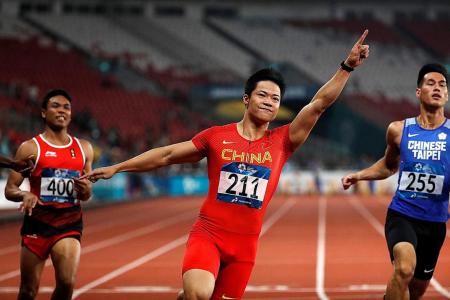 Su fast! Chinese sprinter claims Asian crown